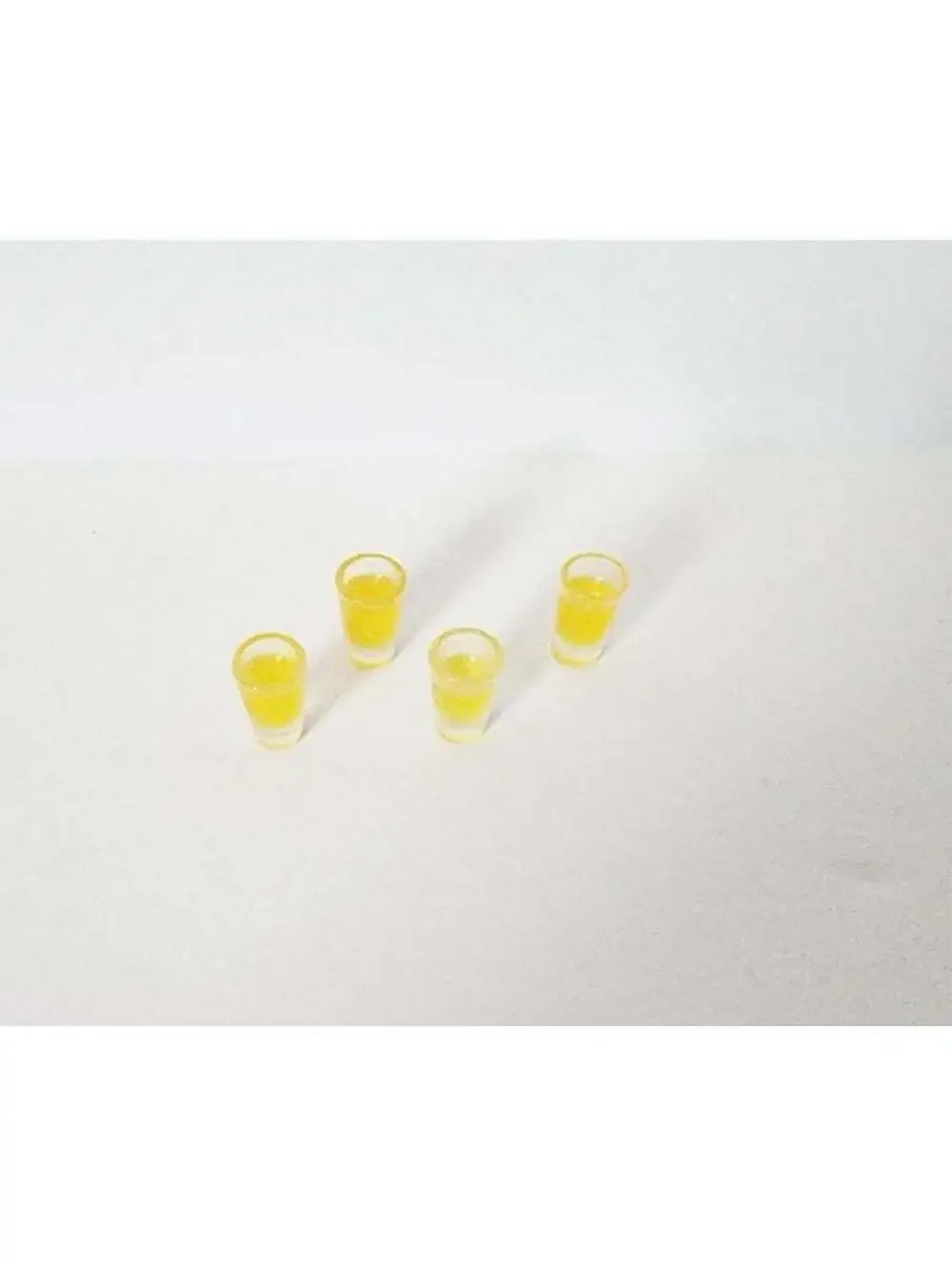 Miniature Dollhouse Orange Juice Set of 4